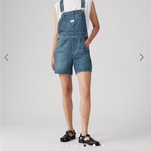 Levi's Women's Classic Blue Denim Overalls
